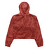 Basketball &God Vertical Rusty Women’S Crop Windbreaker